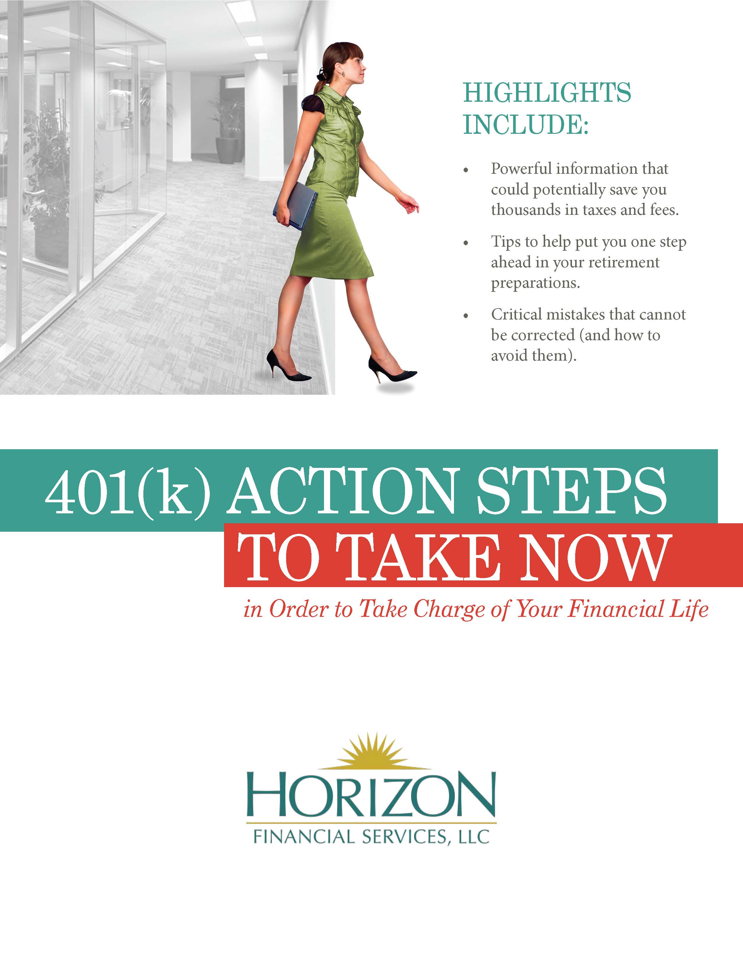 401(k) Actions Steps to Take Now